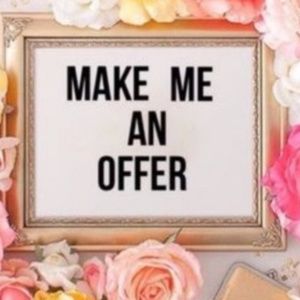 Reasonable offers welcome